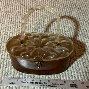 Vintage, Plastic Purse/Handbag. Very special and unique, great condition